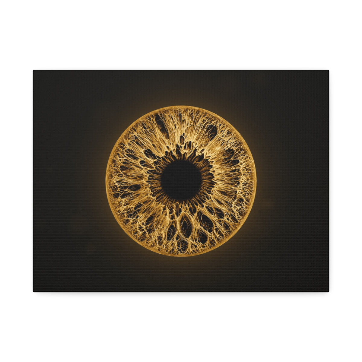 BLXNTT Iris – Lace Web Amber Glossy Canvas