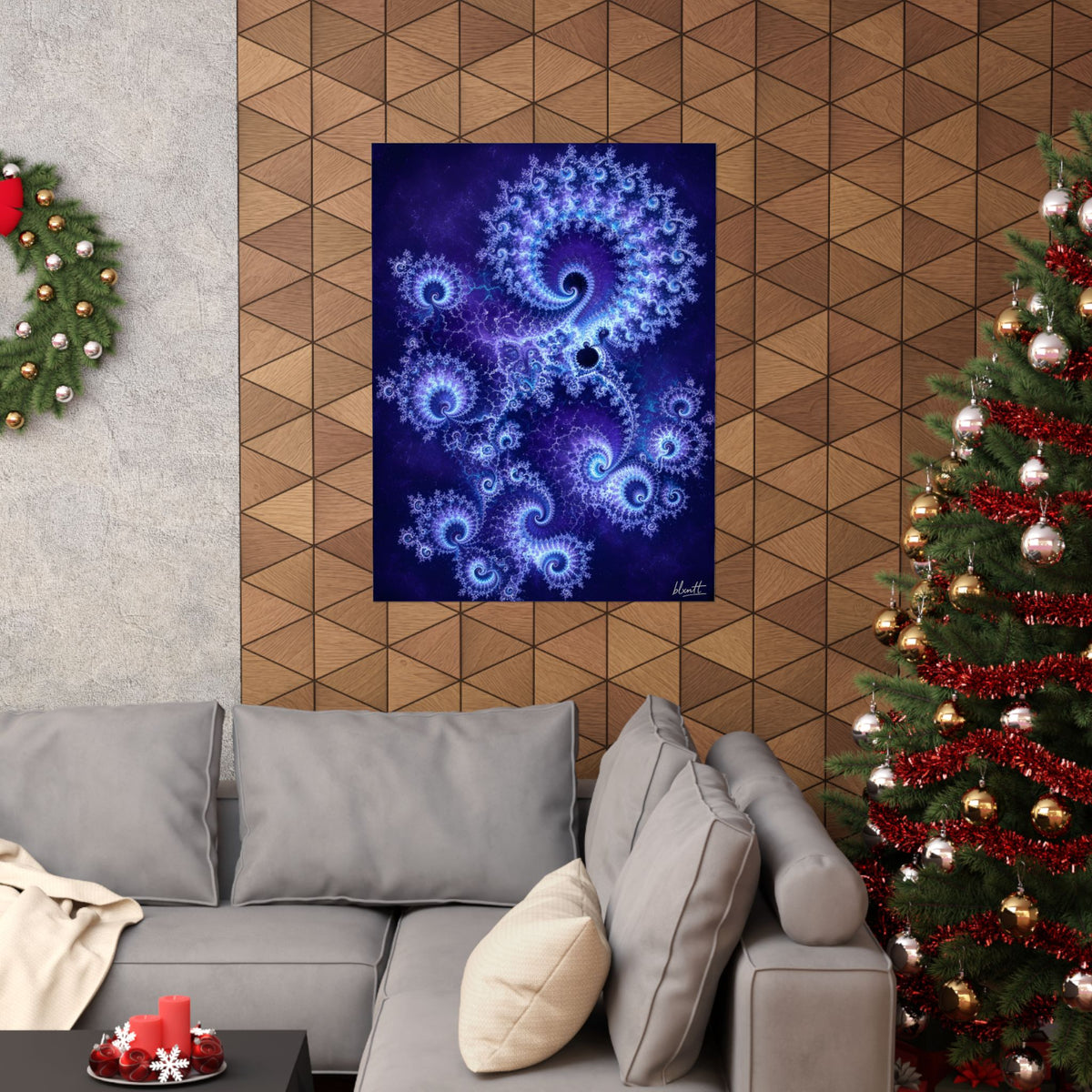 Copper Infinity - Bioluminescent Jellyfish Poster
