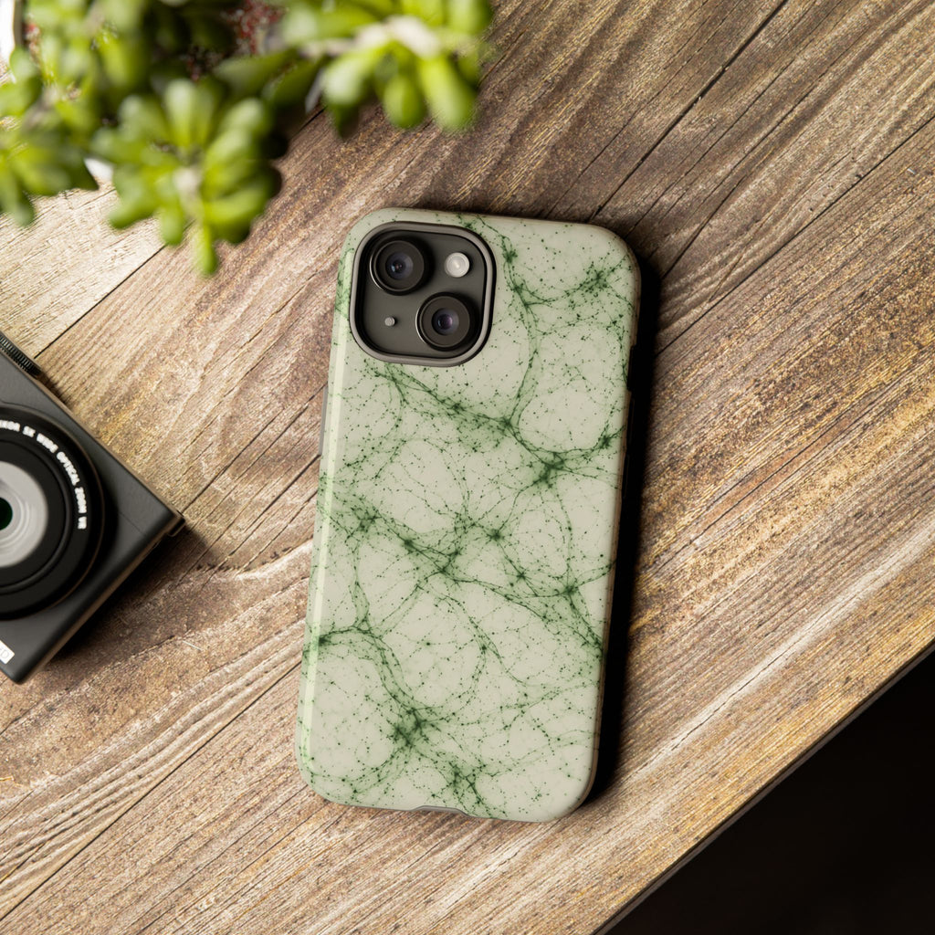 Neon Mycelium - Matcha Latte Phone Case