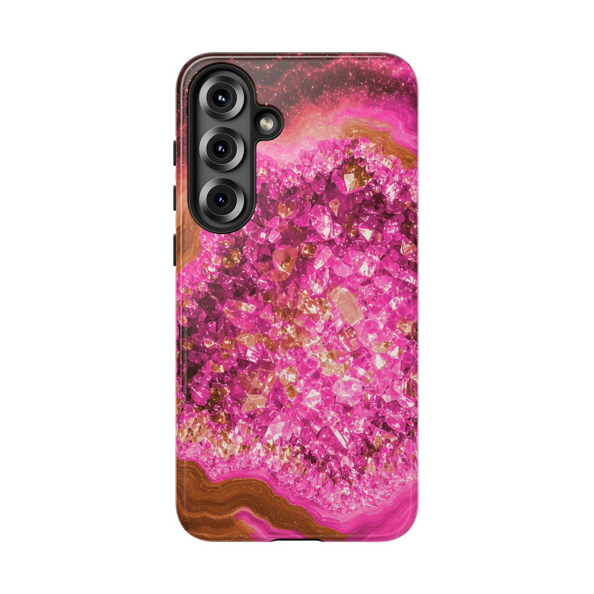 Geode Core - Terracotta Neon Phone Case