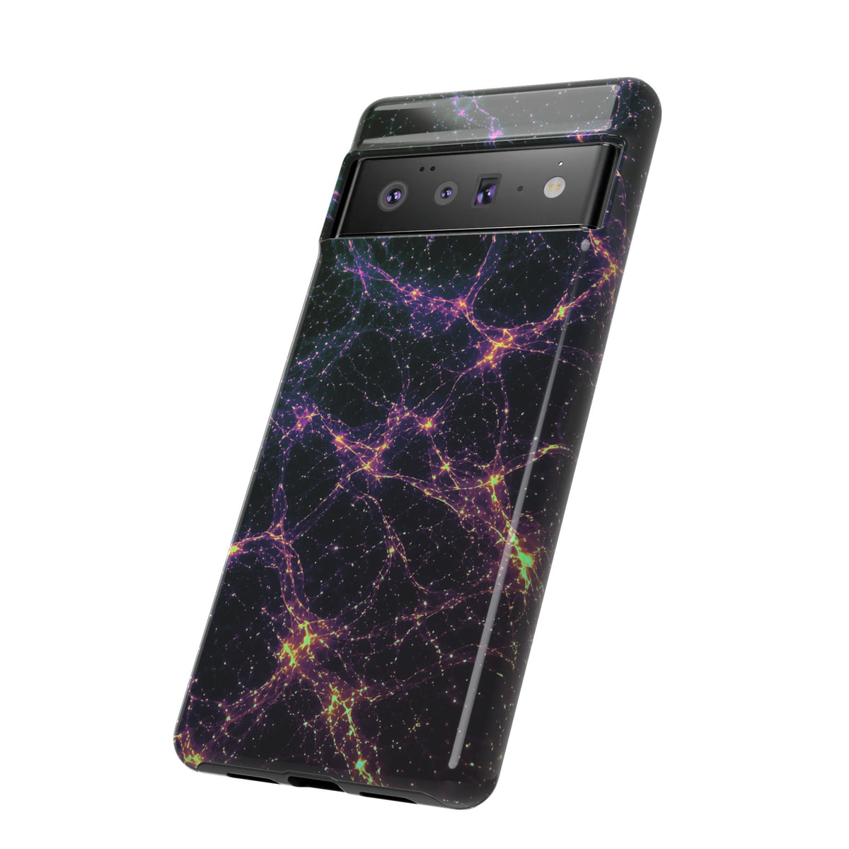 Neon Mycelium - Holographic Phone Case