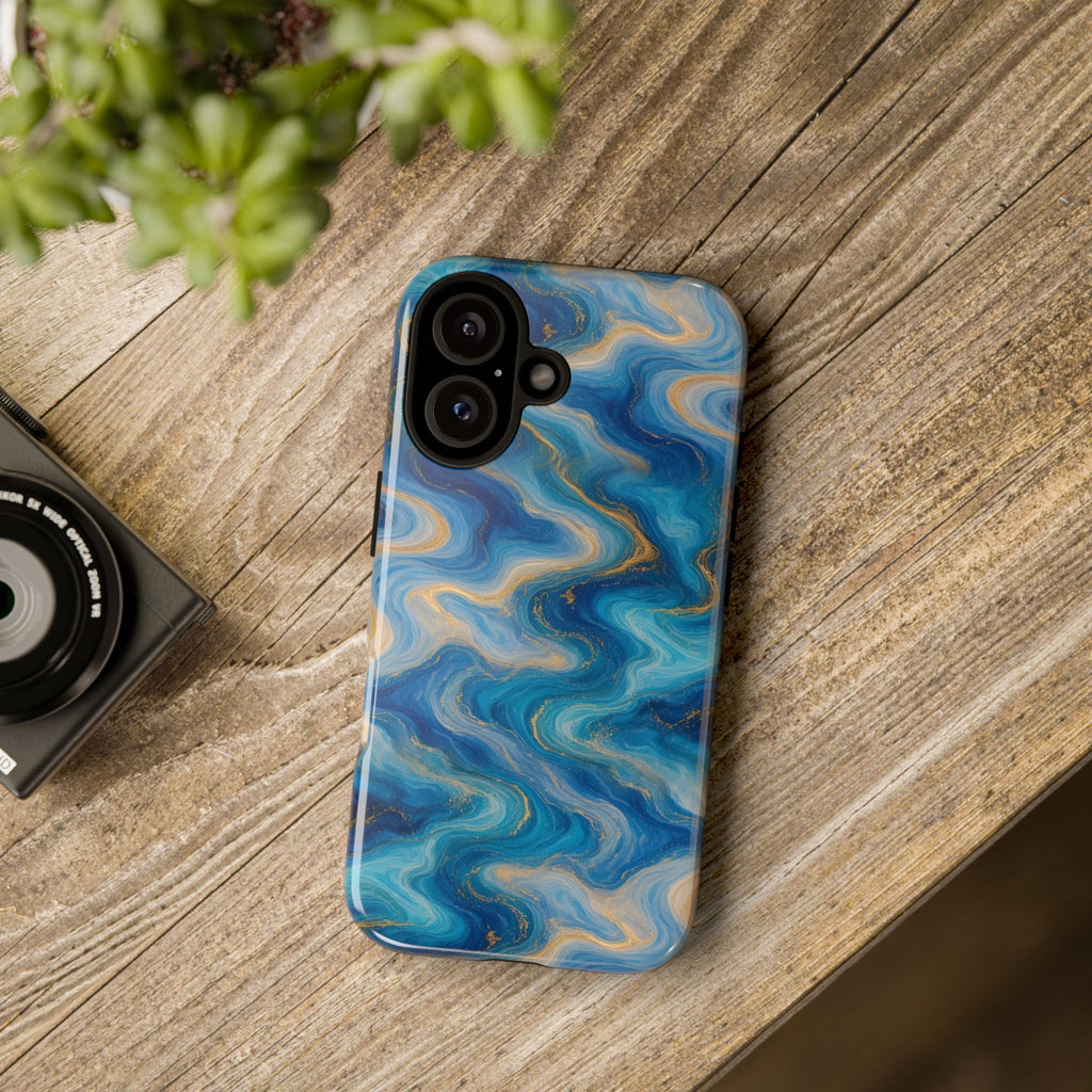 Ocean Blue Marble Phone Case