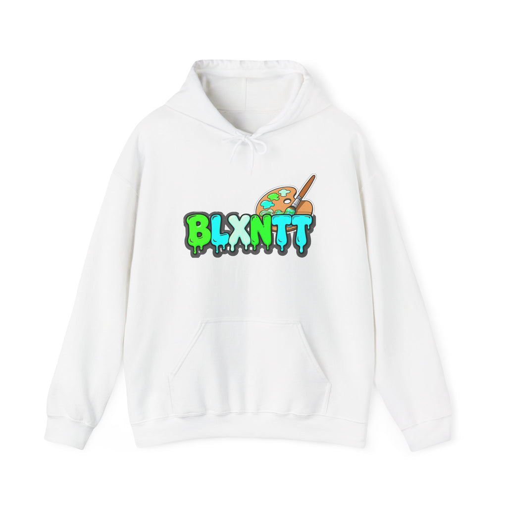 BLXNTT Paint Spill Hoodie - Neon (White)