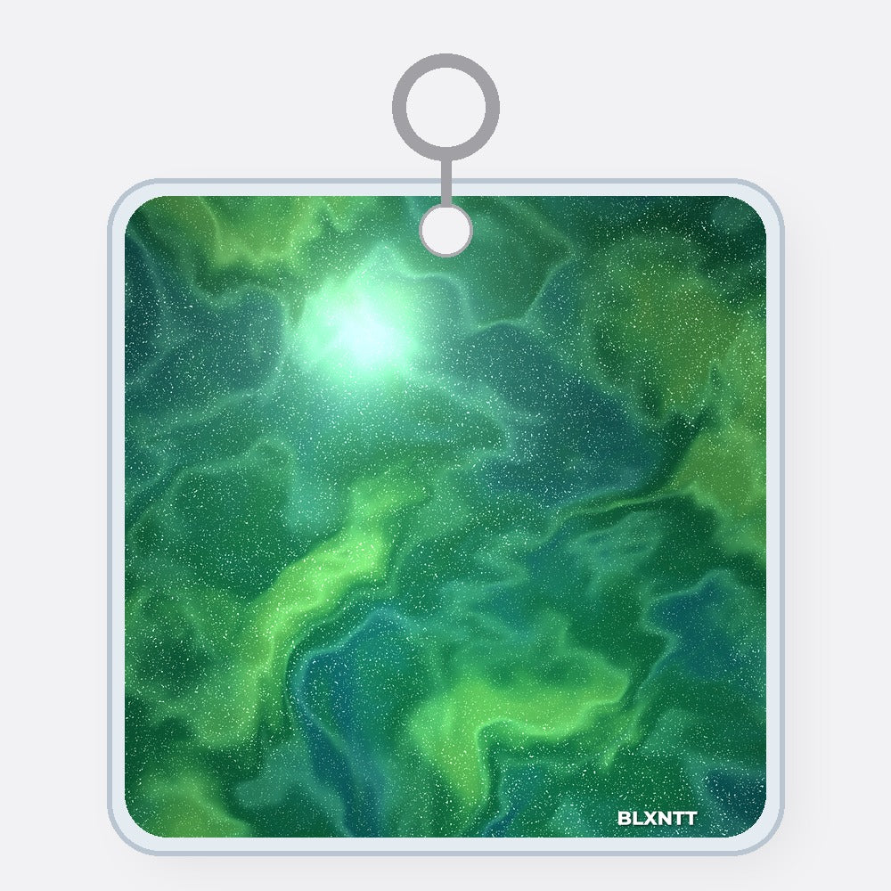 Green Rainbow Dream Acrylic Keychain