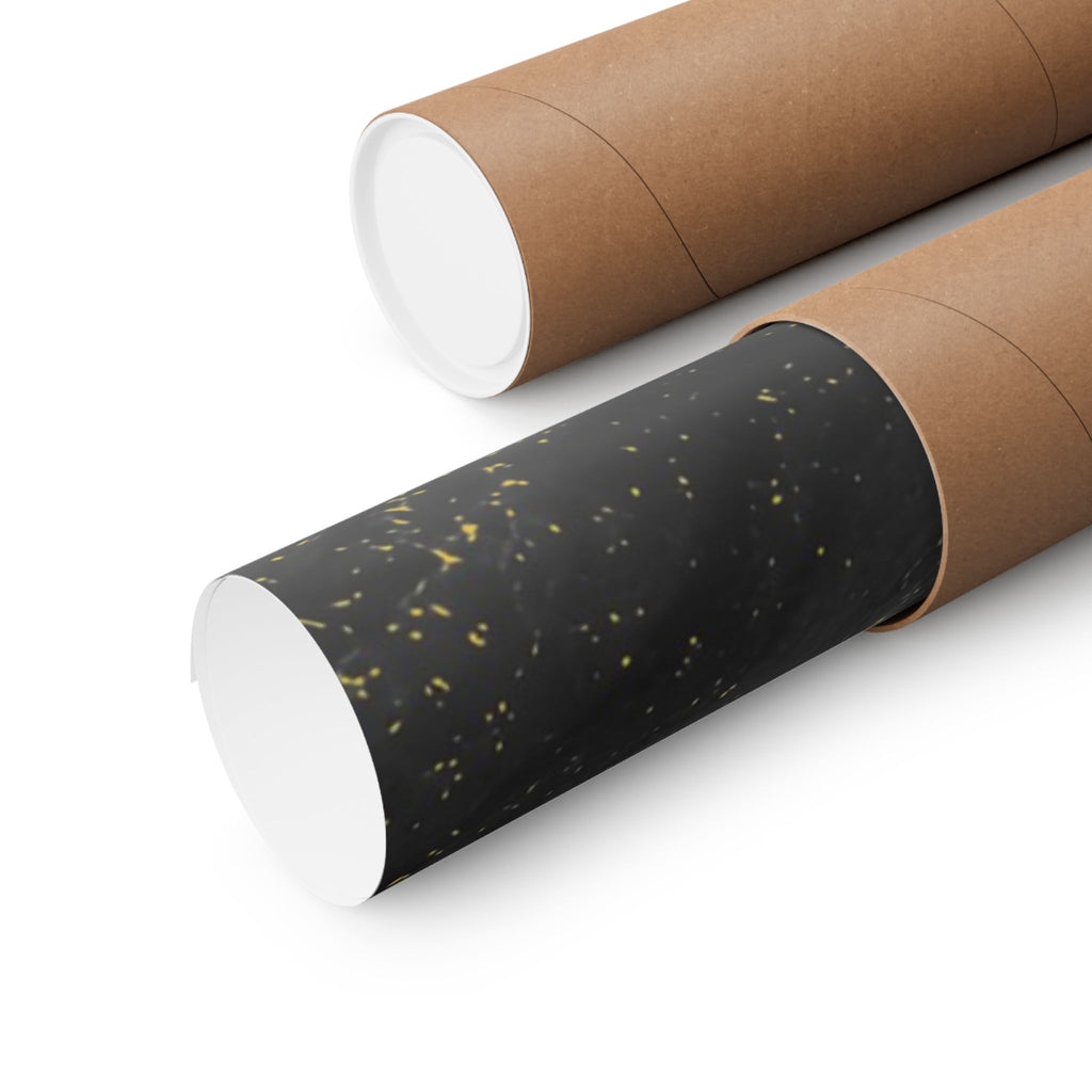 Geode Core - Mono Gold Spark Poster