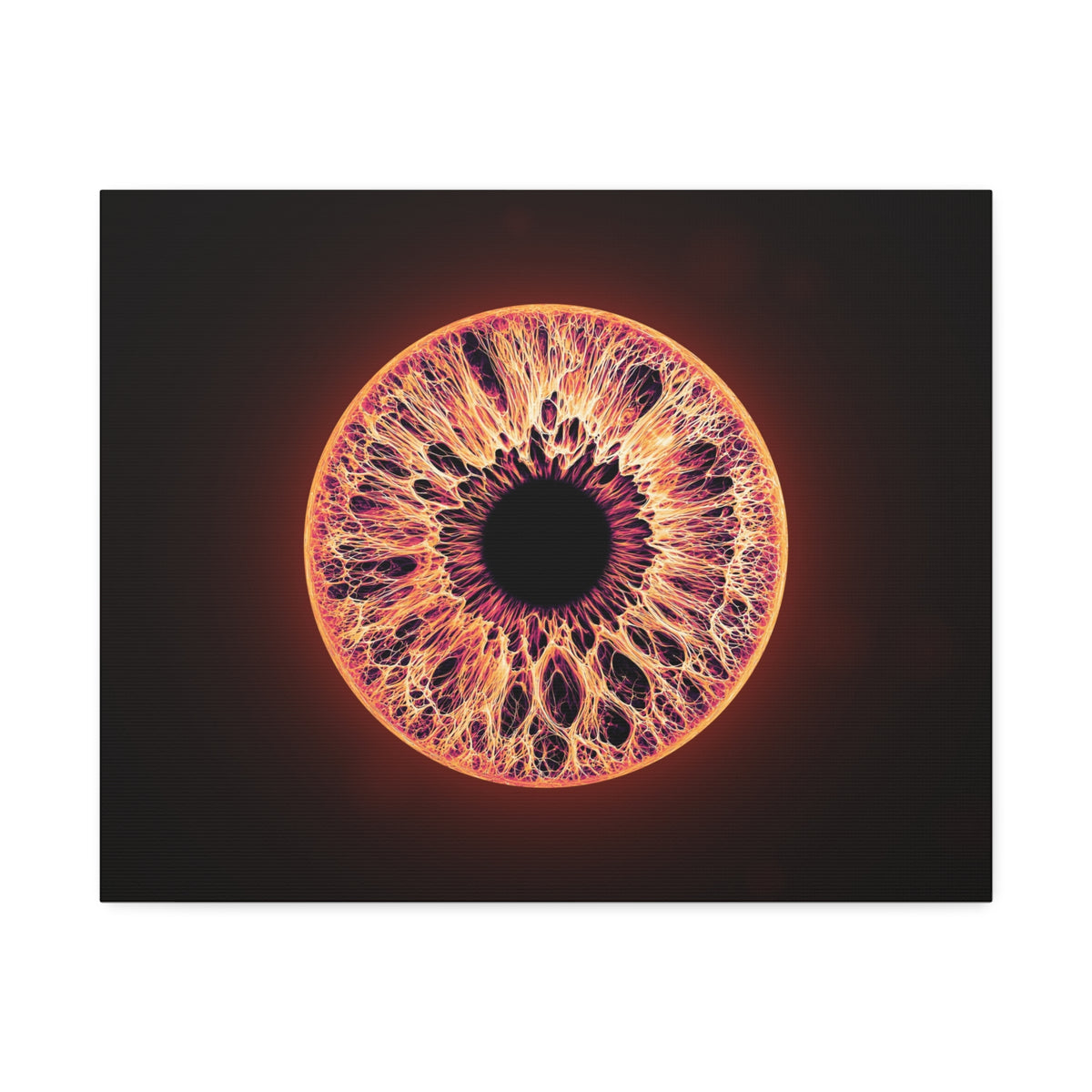 BLXNTT Iris – Lace Web Sunset Fade Glossy Canvas
