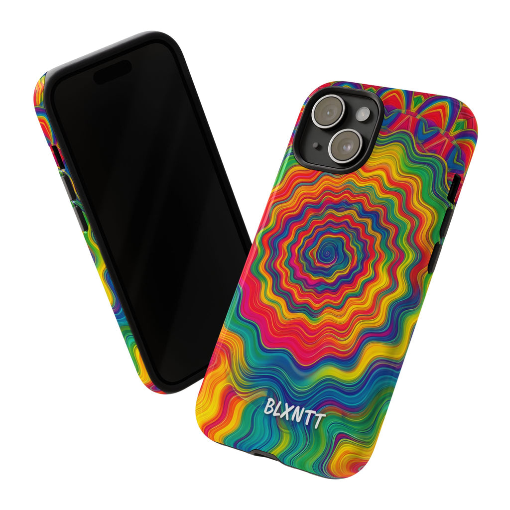 Hypnotic Rainbow Ripple Phone Case