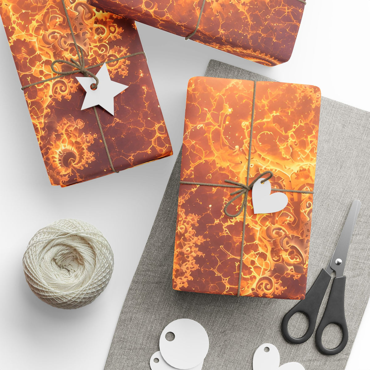 Copper Infinity - Golden Hour Wrapping Paper