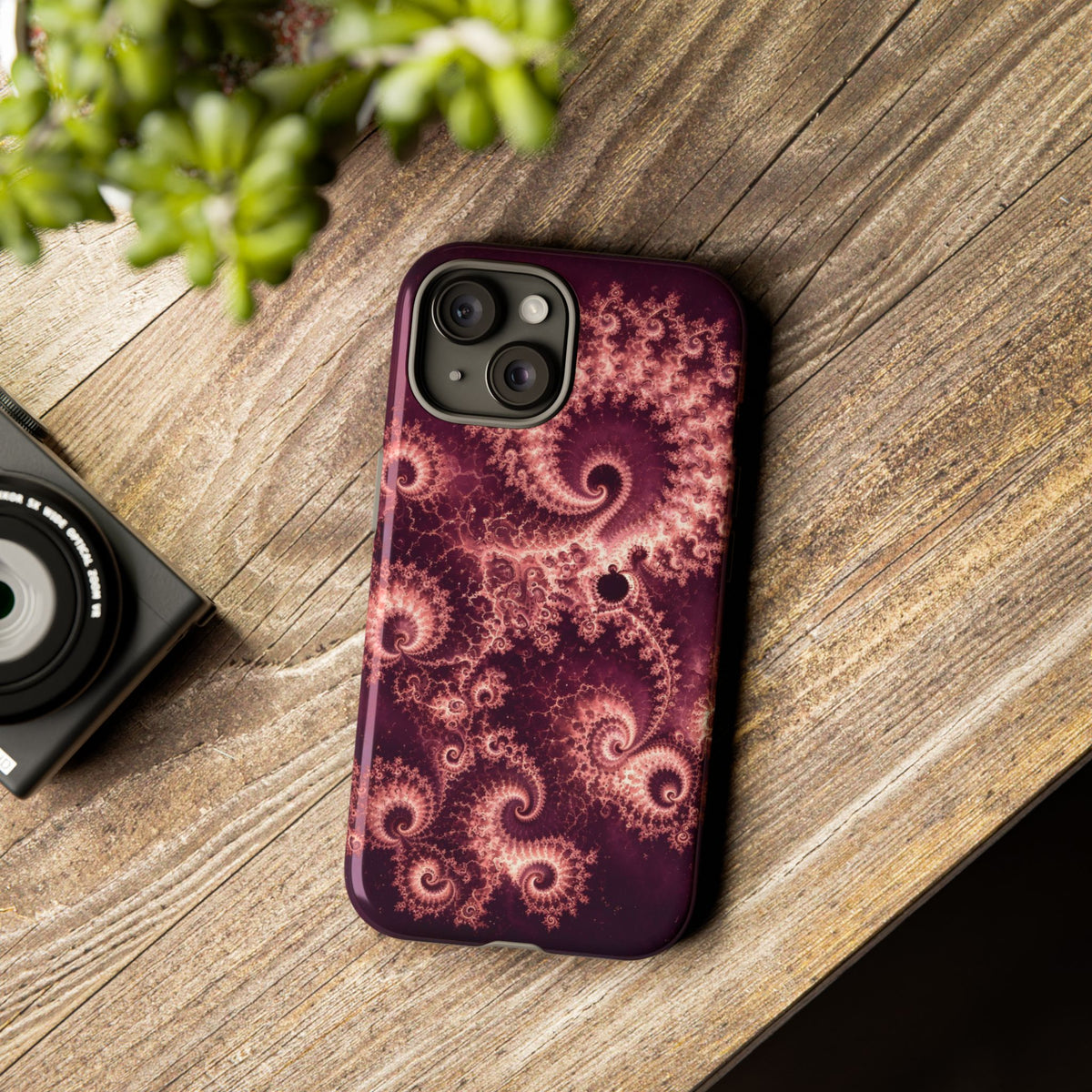 Copper Infinity - Rose Quartz Phone Case