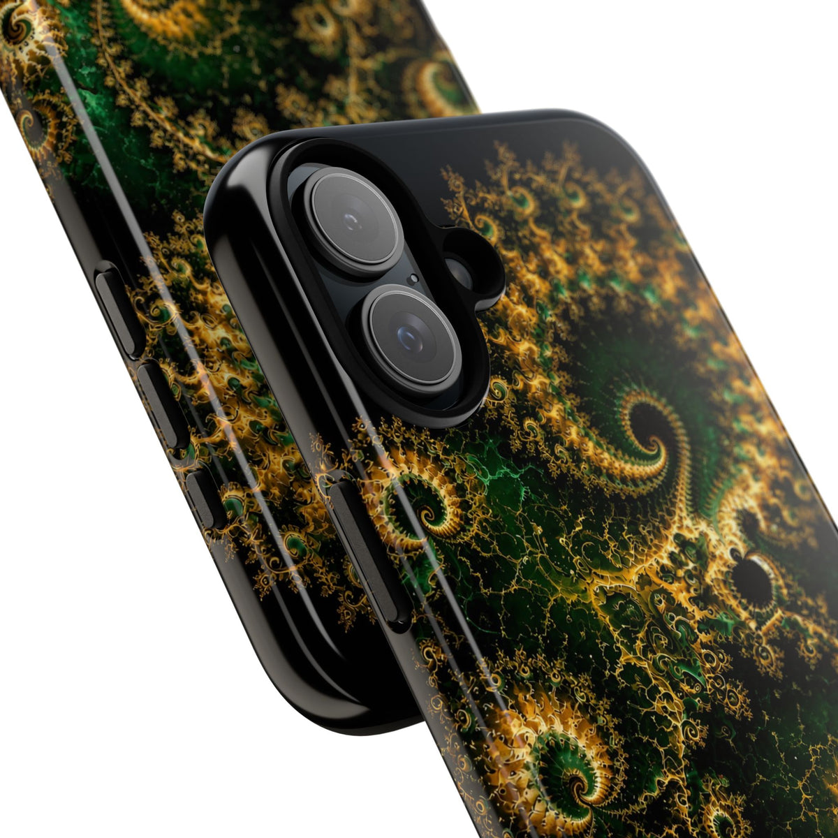 Copper Infinity - Emerald & Gold Phone Case