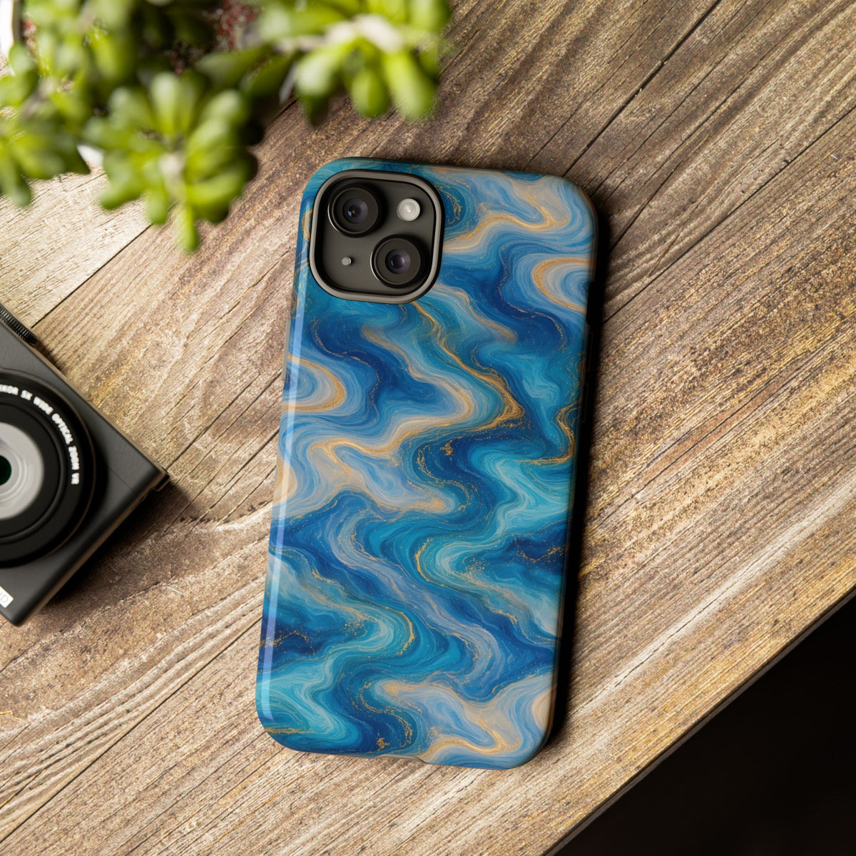 Ocean Blue Marble Phone Case