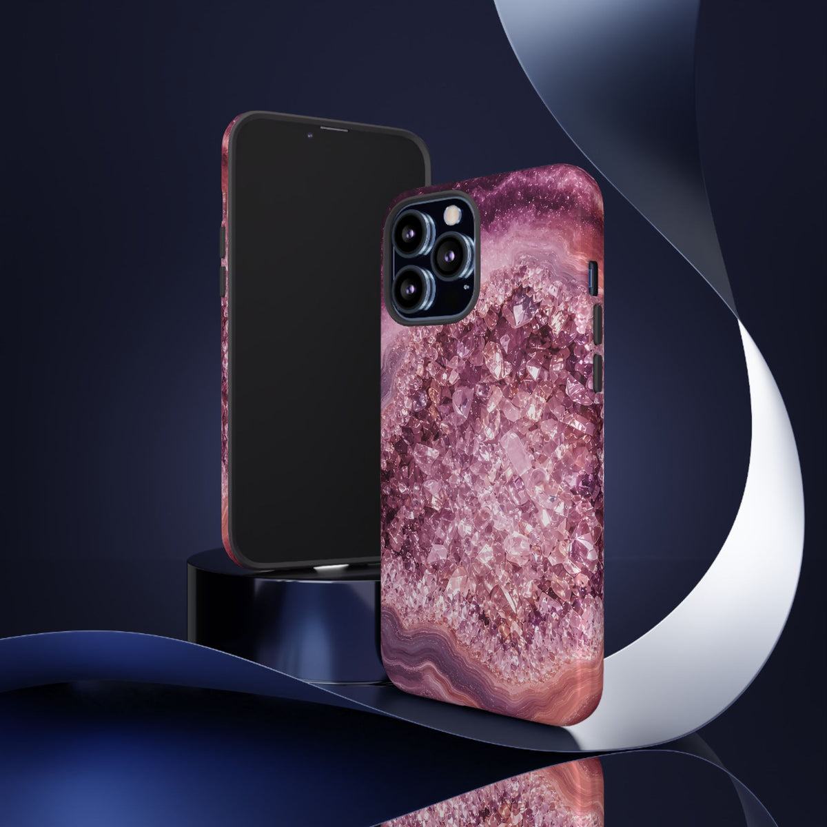Geode Core - Rose Quartz Phone Case