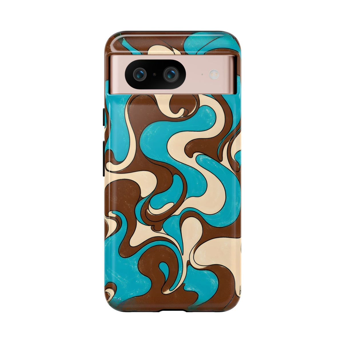 Fillmore Flow - Turquoise & Chocolate Phone Case
