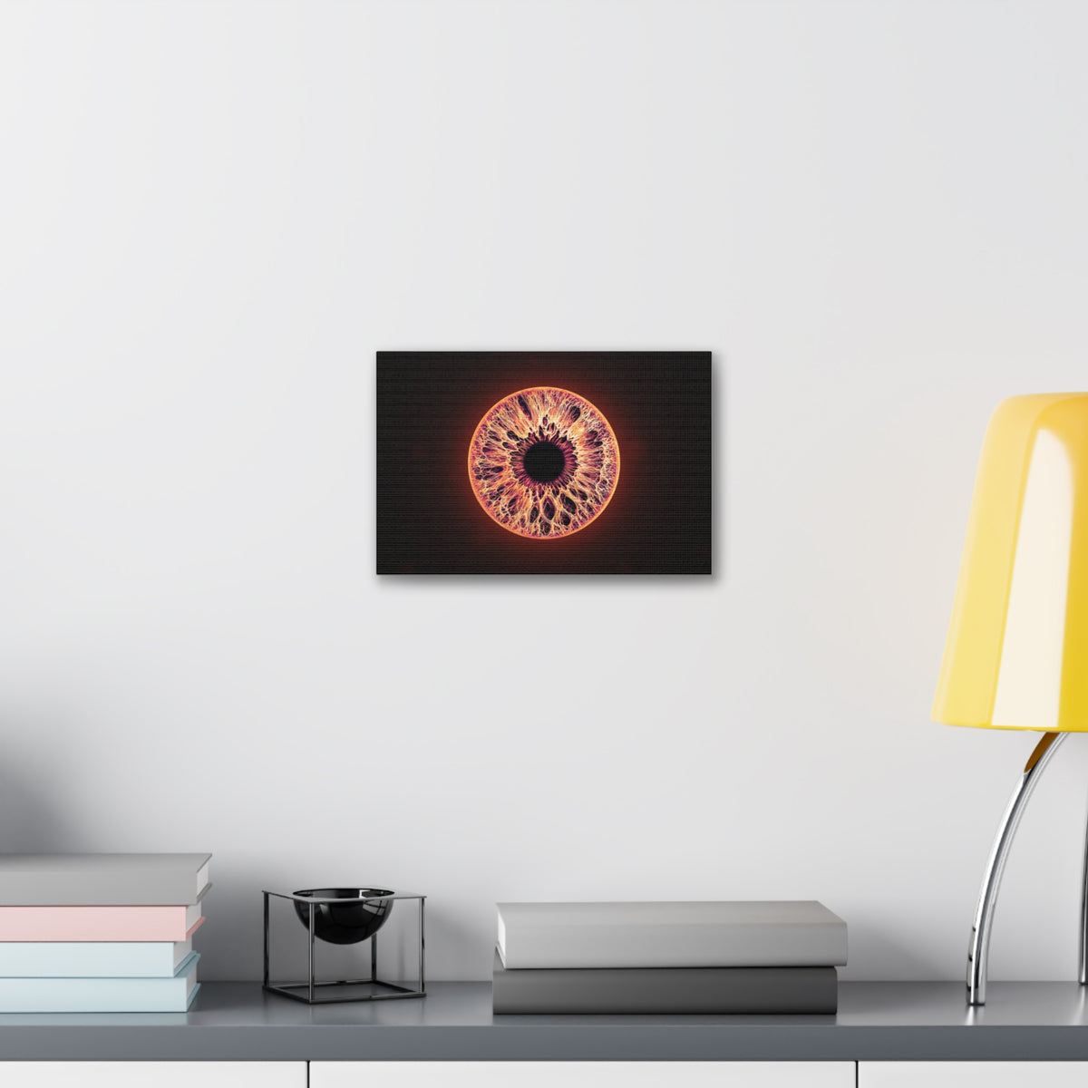 BLXNTT Iris – Lace Web Sunset Fade Glossy Canvas