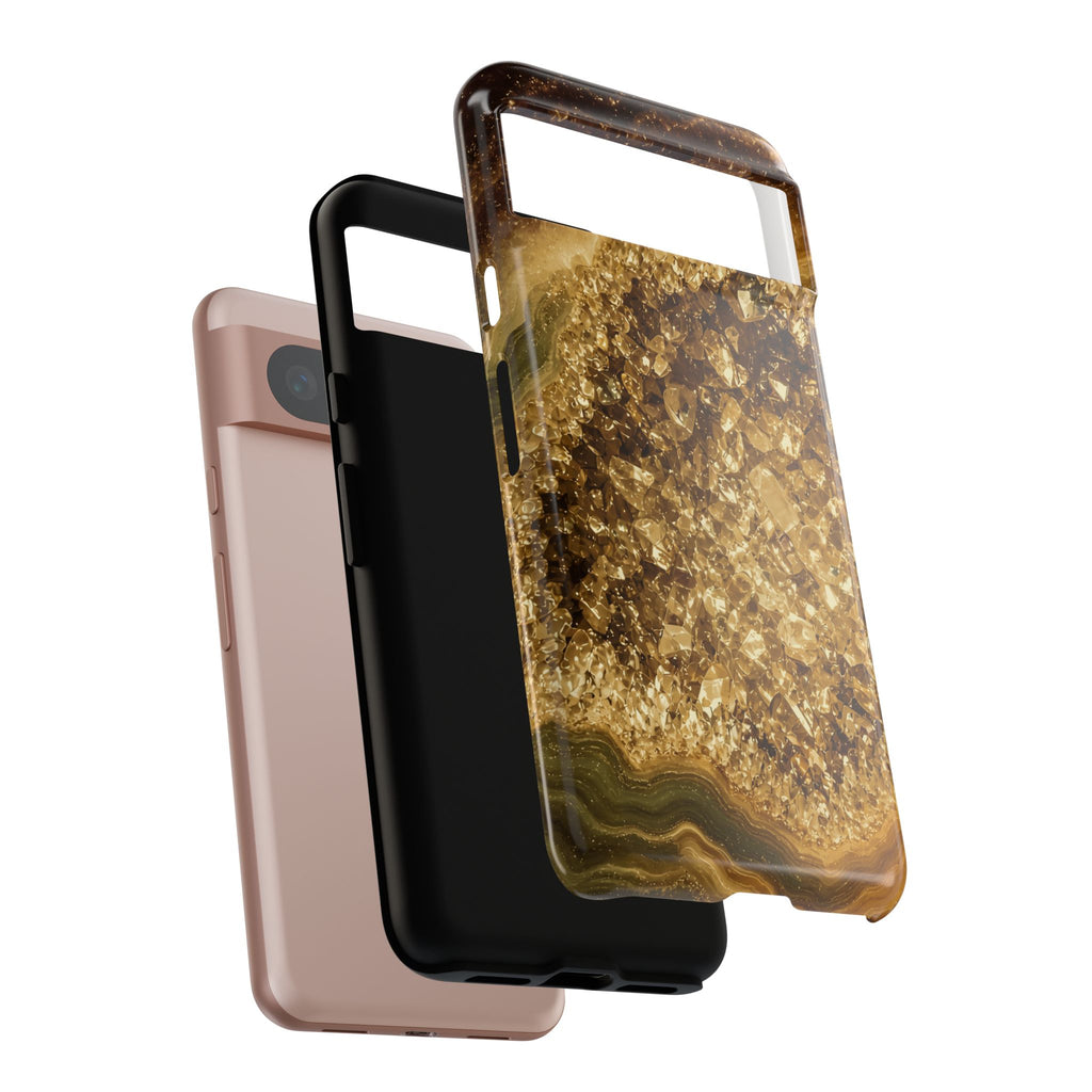 Geode Core - Gold Vein Phone Case