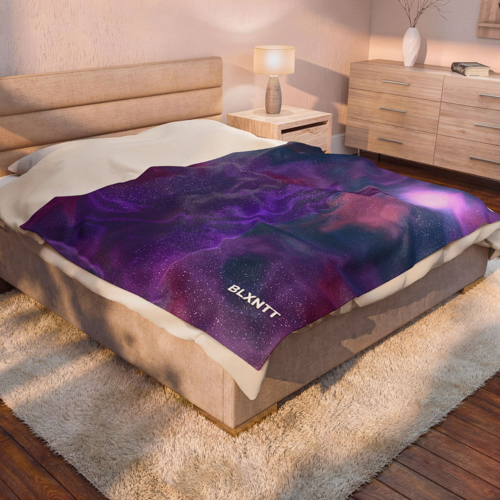 Moonlit Wolf Blanket