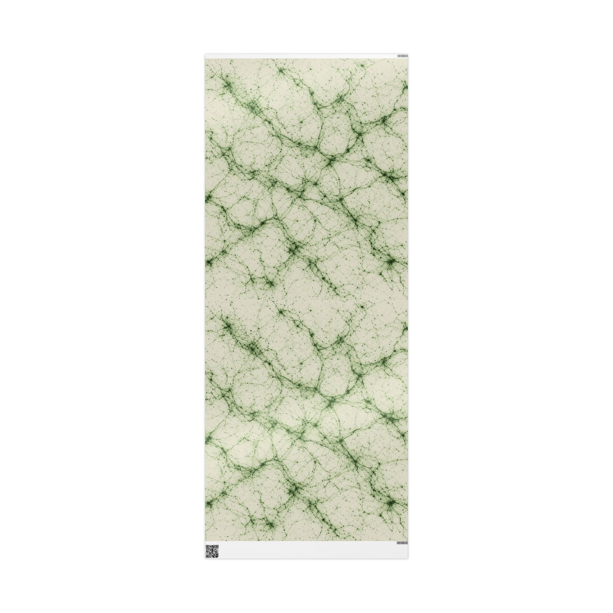 Neon Mycelium - Matcha Latte Wrapping Paper