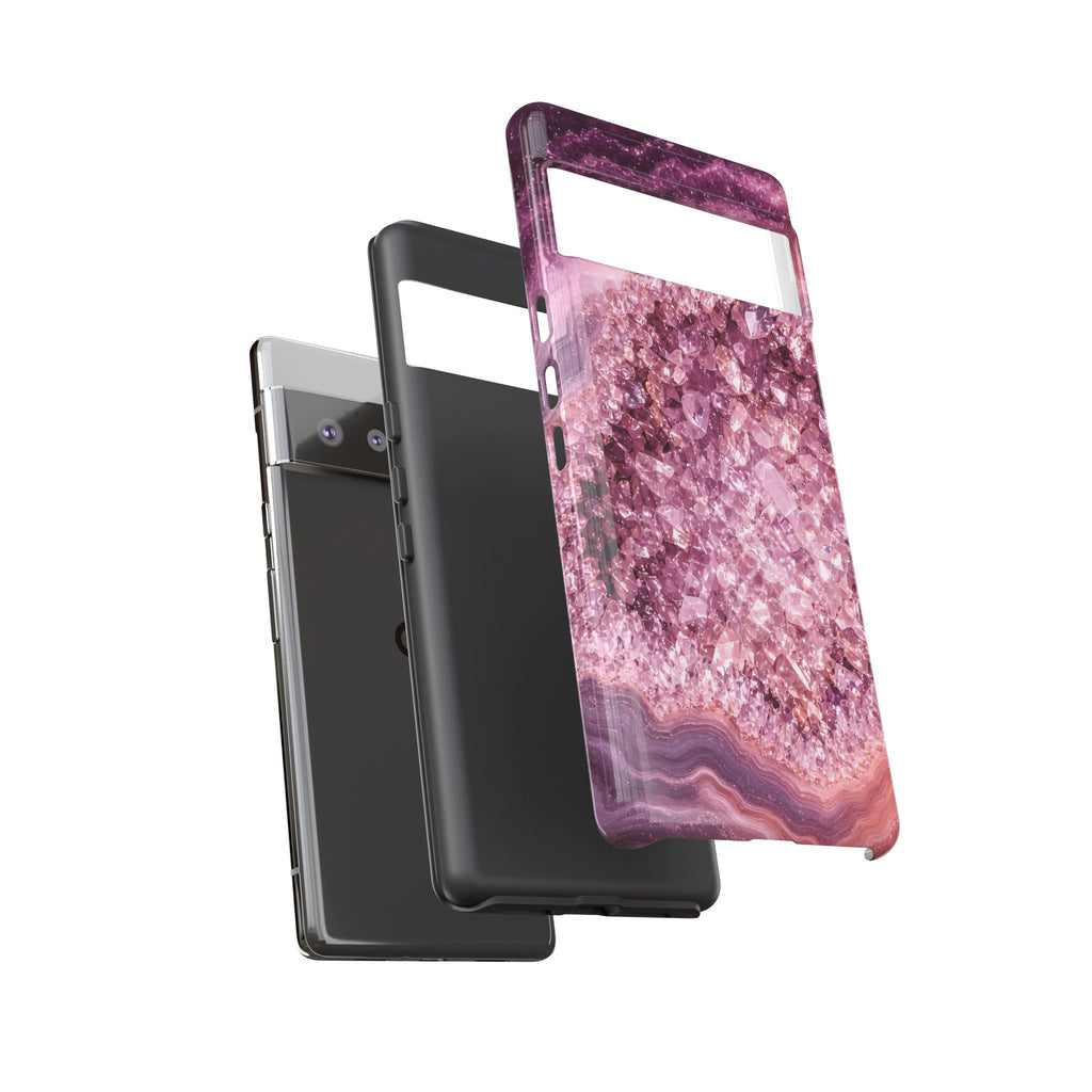Geode Core - Rose Quartz Phone Case