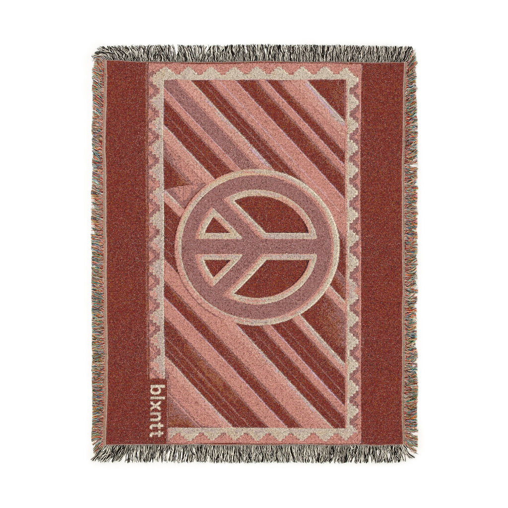 BLXNTT Pink Hippie Woven Blanket #4