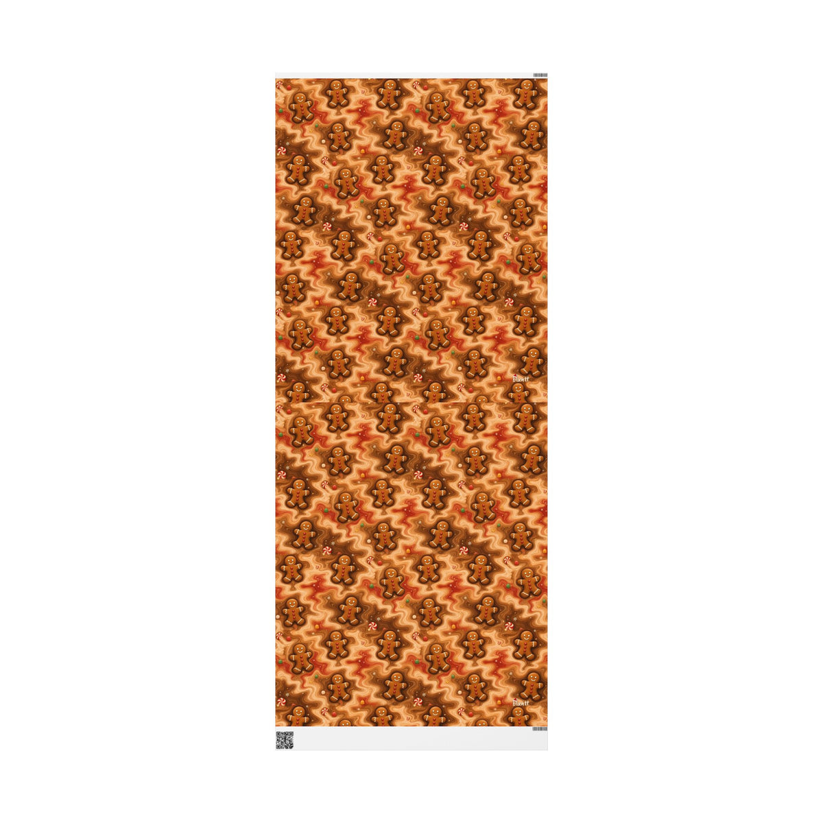 Gingerbread Trippy Christmas Wrapping Paper