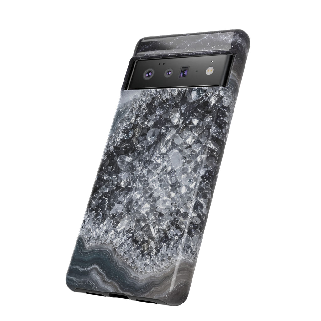 Geode Core - Silver Smoke Phone Case