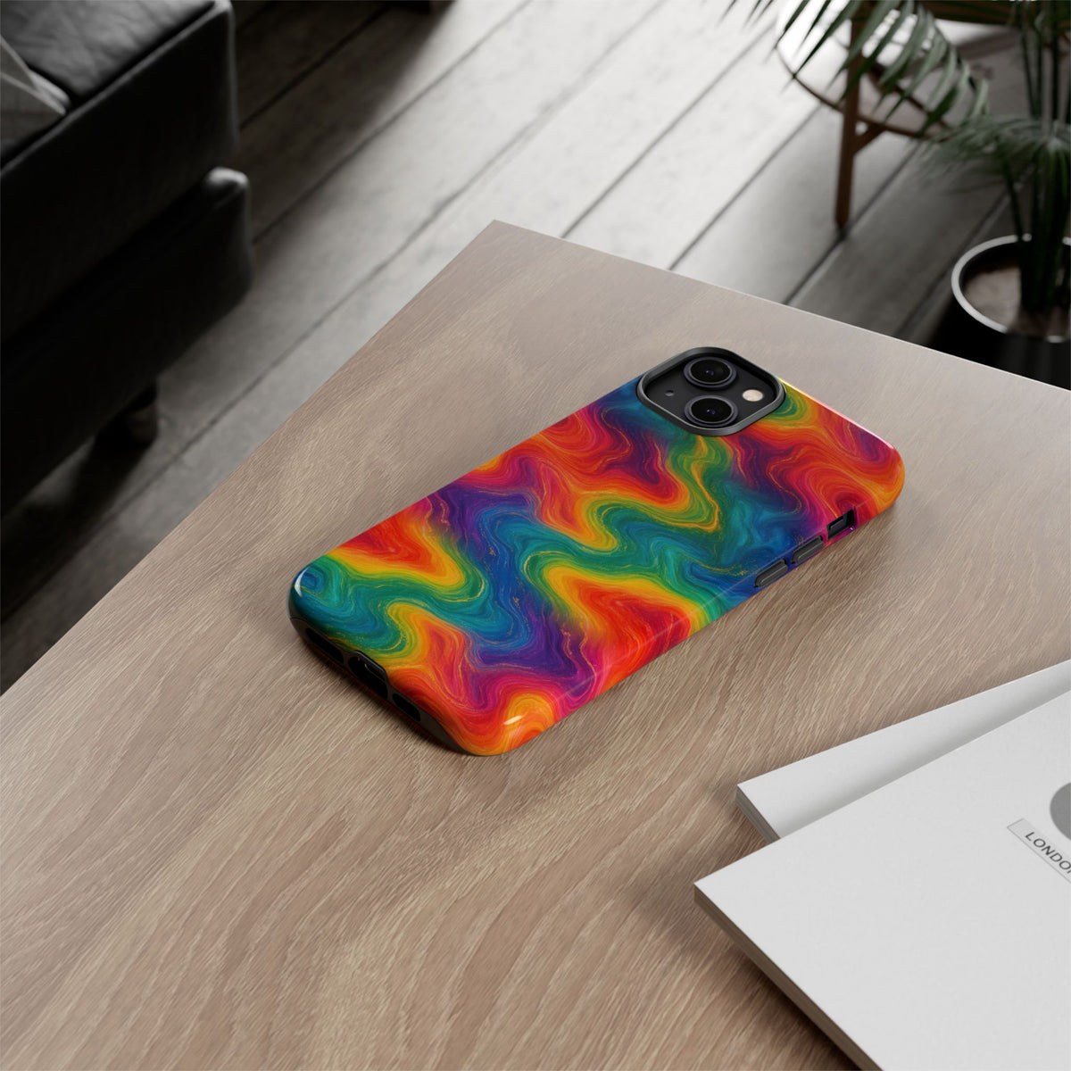 Rainbow Marble Phone Case