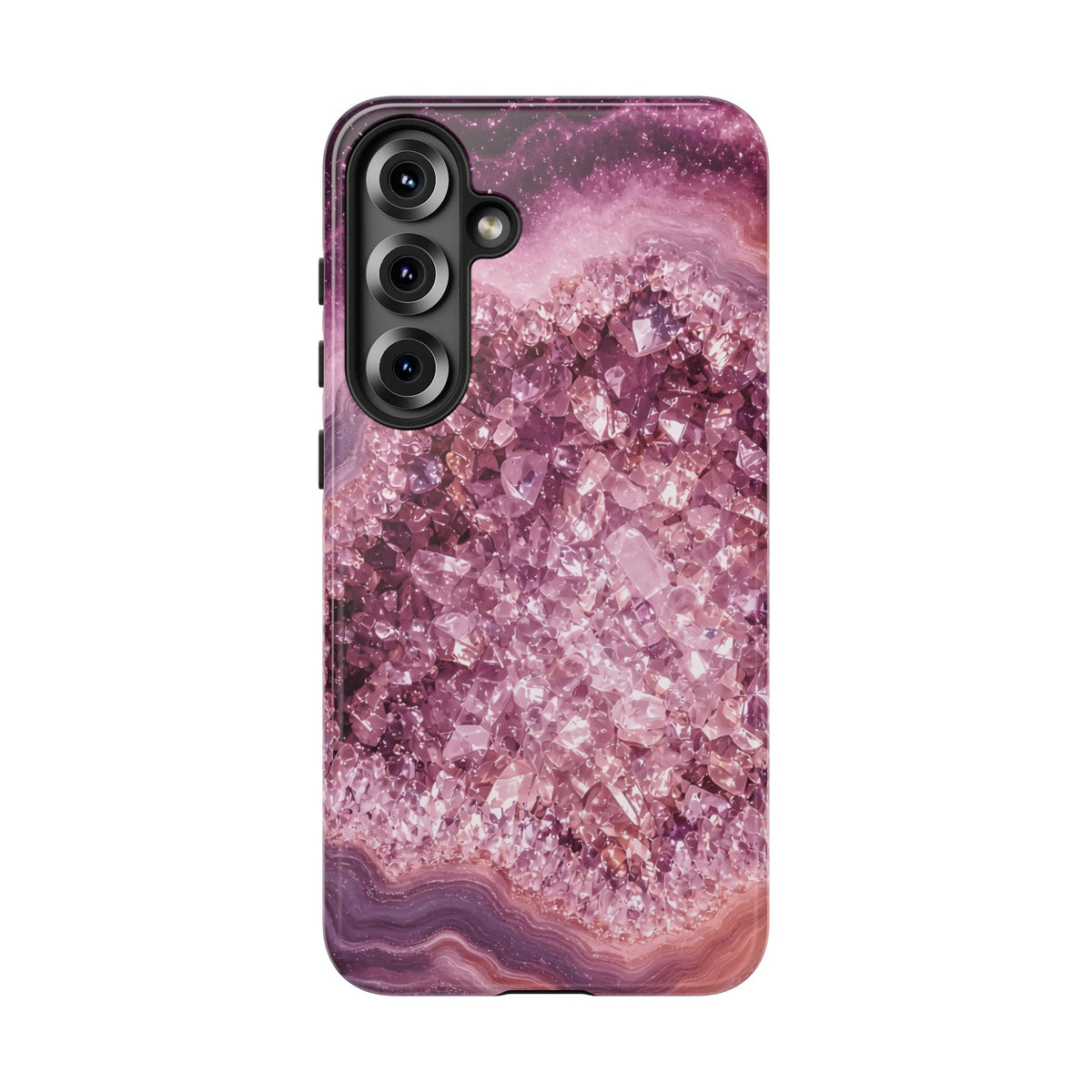 Geode Core - Rose Quartz Phone Case