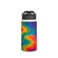 Rainbow Marble Water Bottle