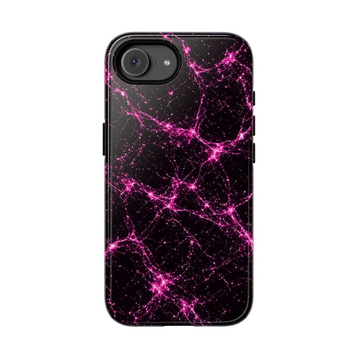 Neon Mycelium - Hot Pink Pulse Phone Case