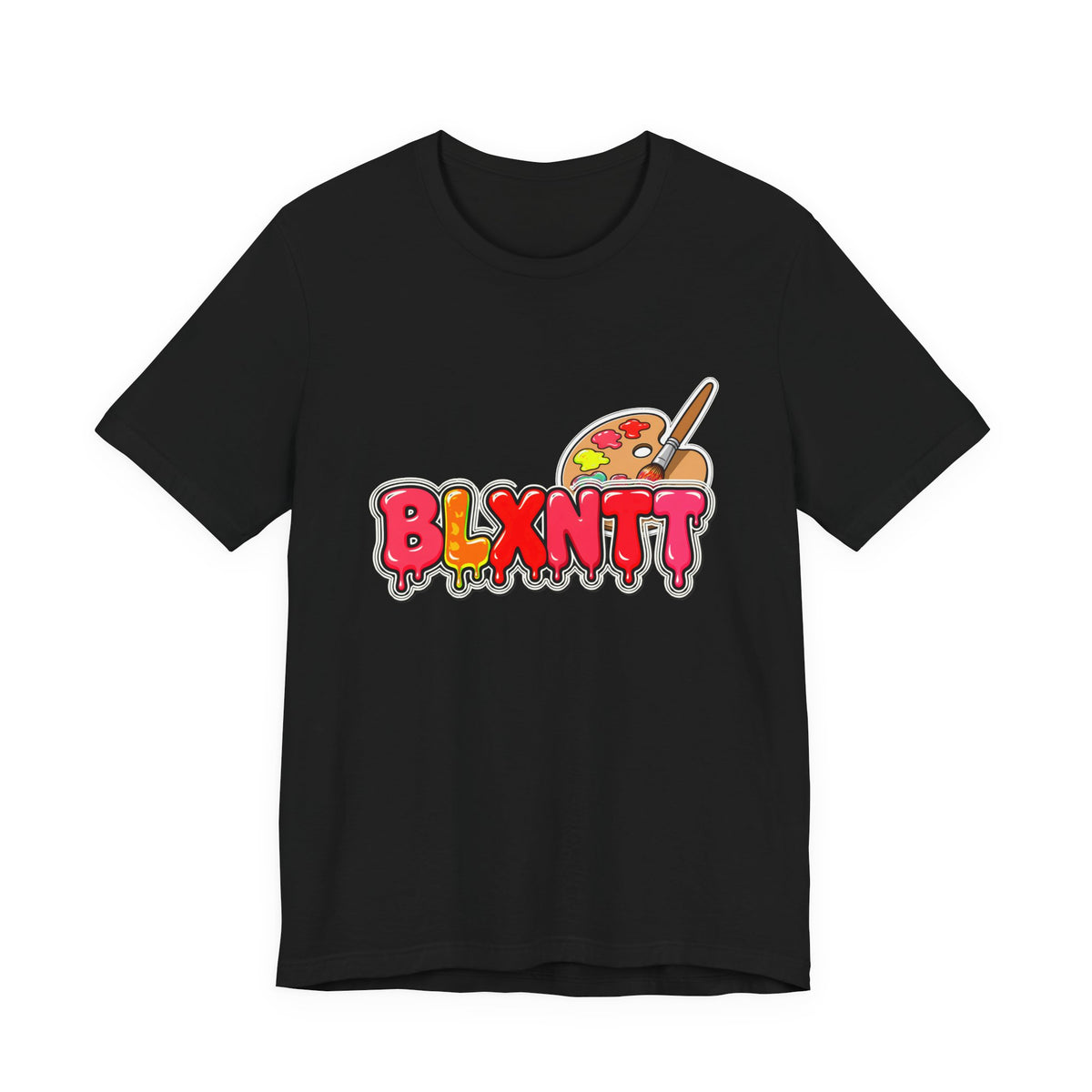 BLXNTT Paint Spill Tee - Red (Black)