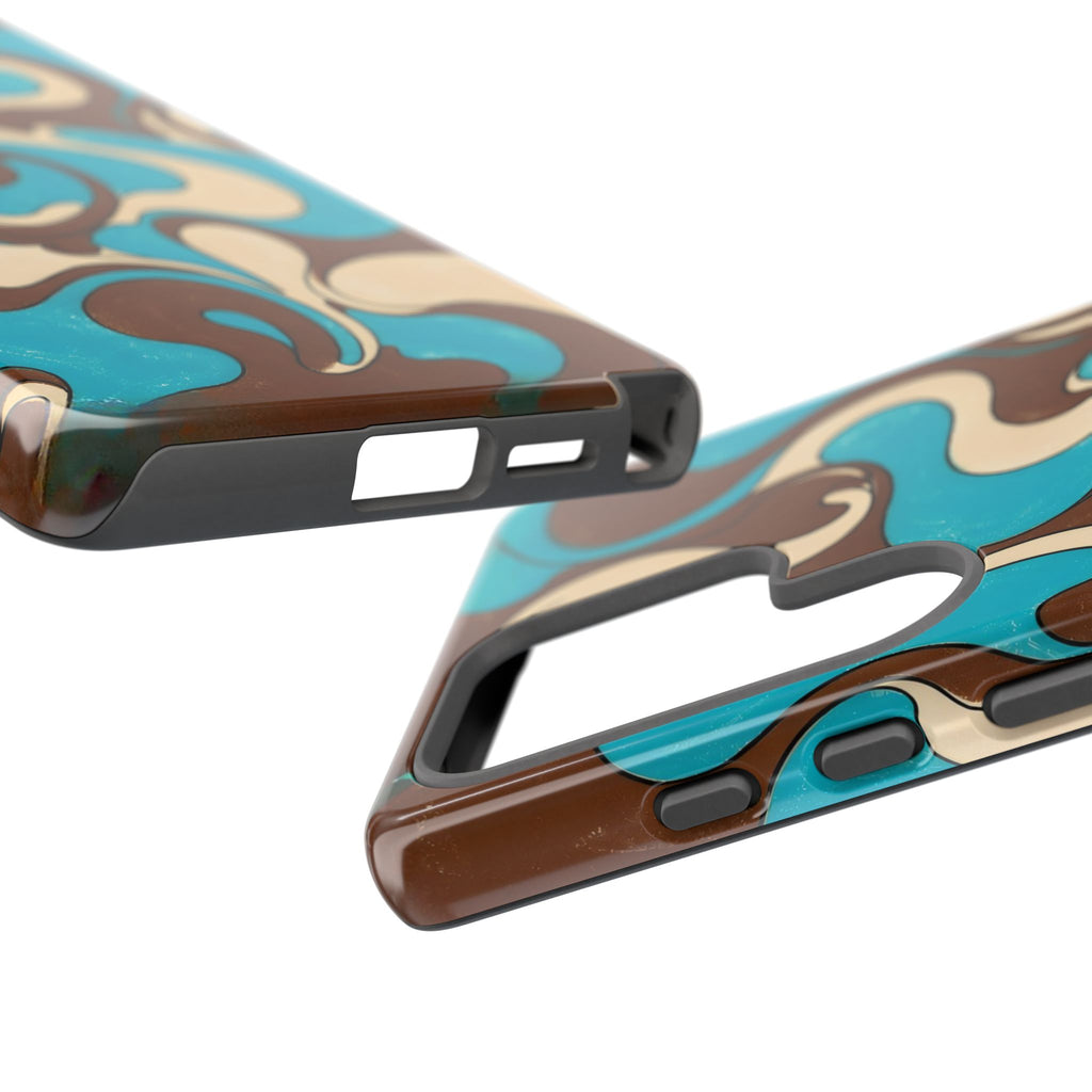 Fillmore Flow - Turquoise & Chocolate Phone Case