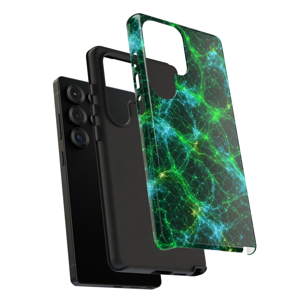 Neon Mycelium - Mermaid Phone Case