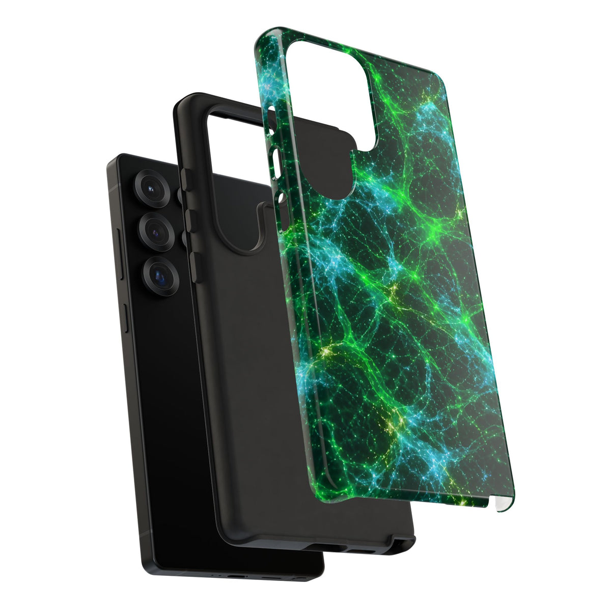 Neon Mycelium - Mermaid Phone Case