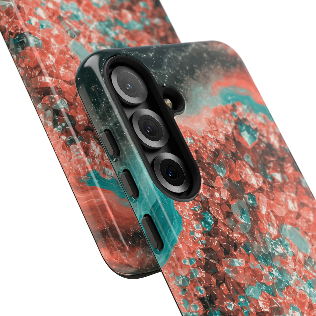Geode Core - Coral Teal Phone Case