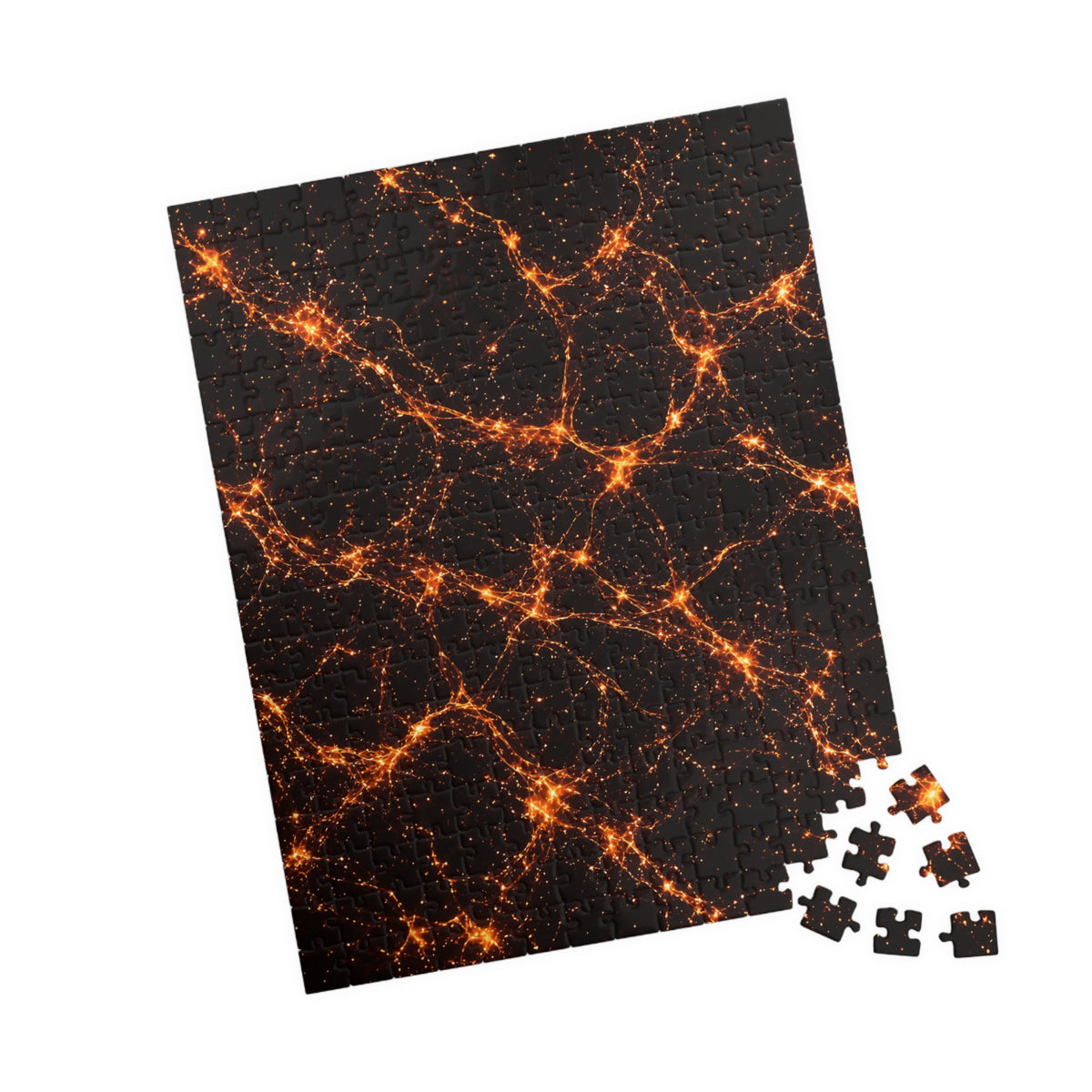Neon Mycelium - Solar Flare Jigsaw Puzzle