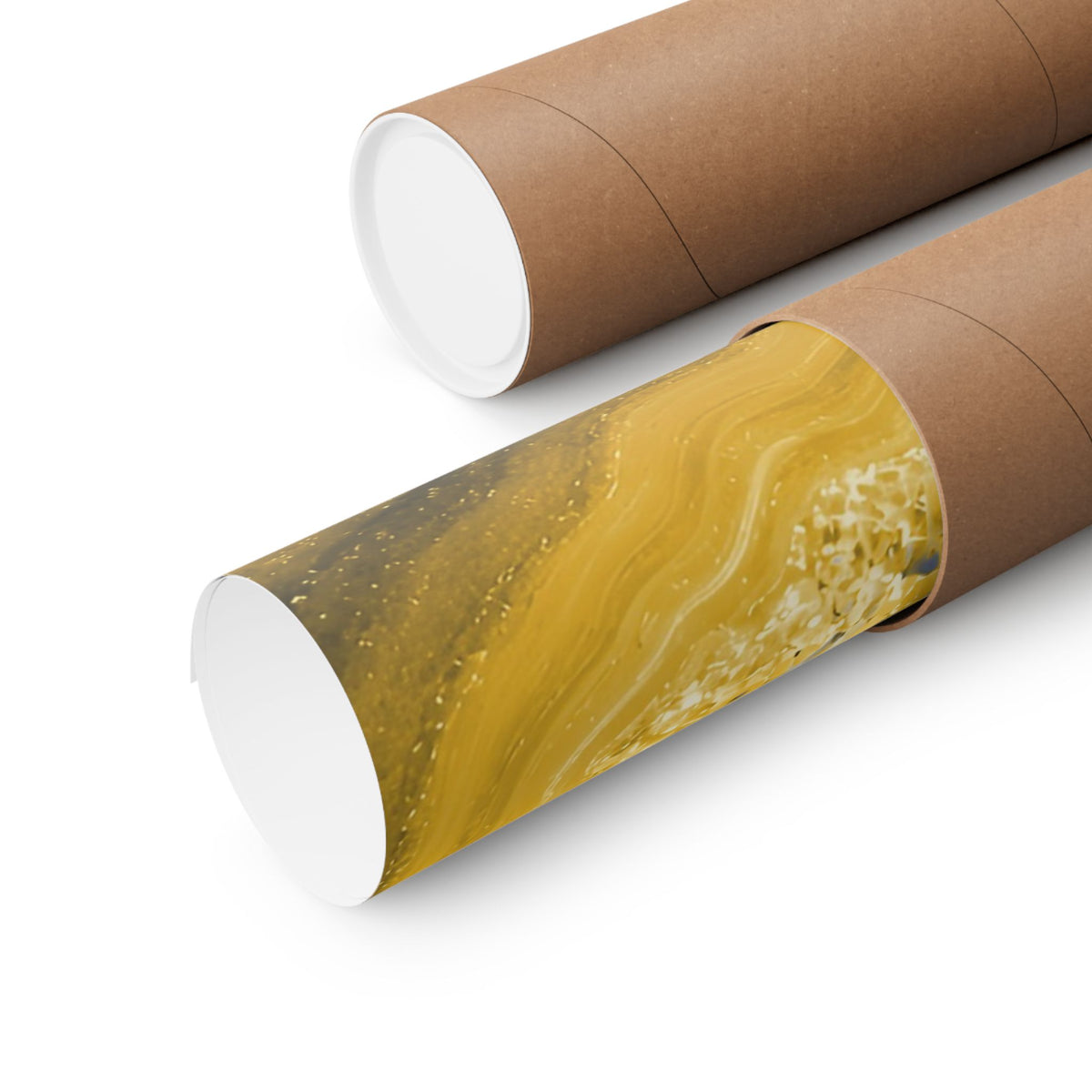 Geode Core - Mustard Navy Poster