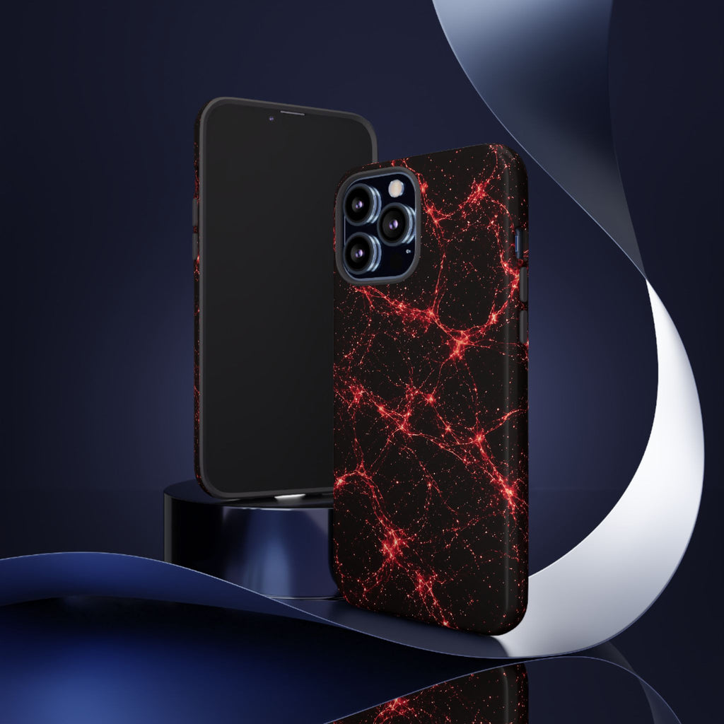 Neon Mycelium - Blood Moon Phone Case