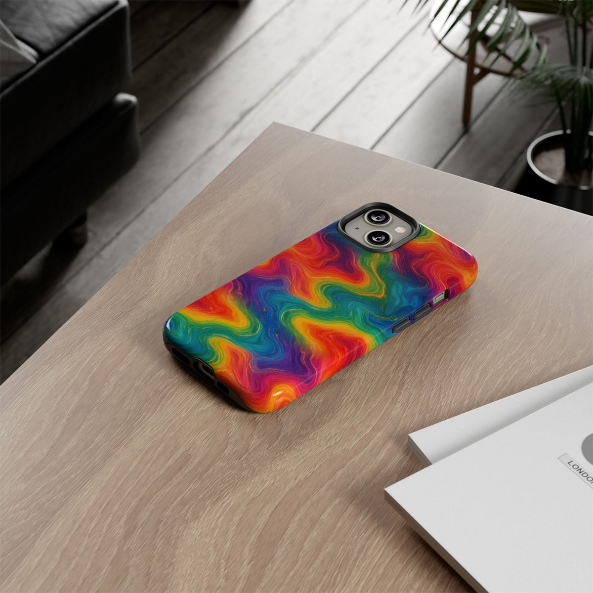 Rainbow Marble Phone Case