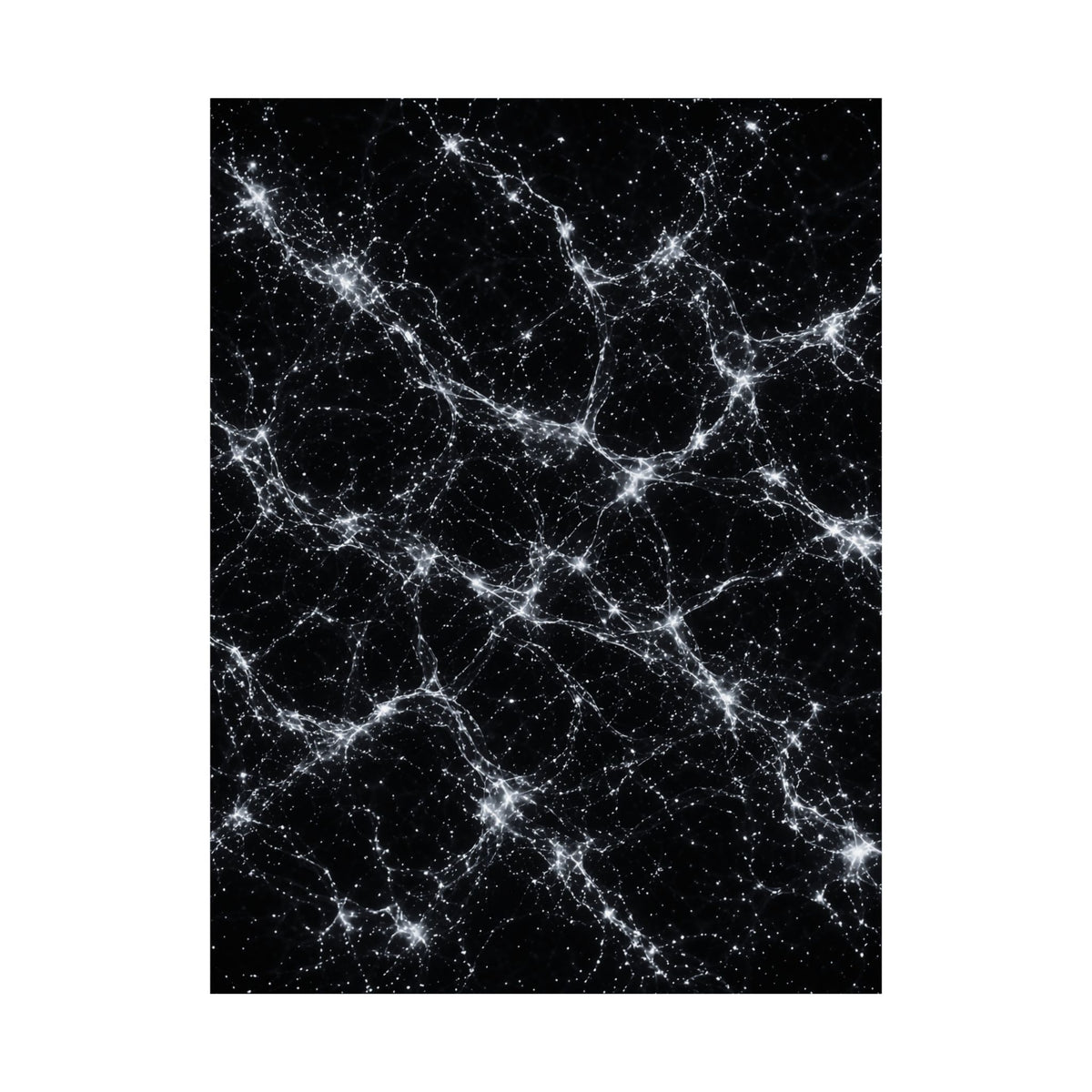 Neon Mycelium - Silver Ghost Poster