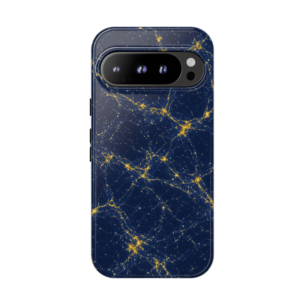 Neon Mycelium - Mustard Navy Phone Case
