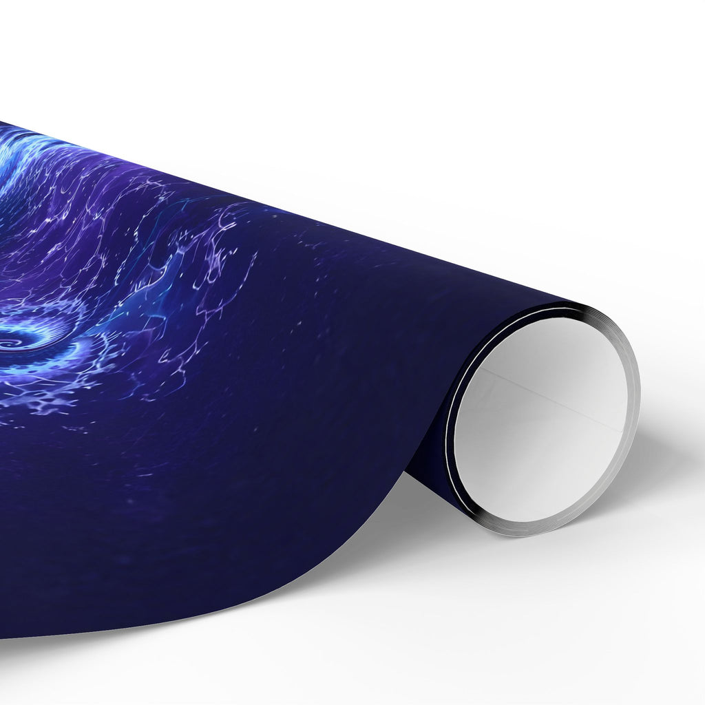 Copper Infinity - Bioluminescent Jellyfish Wrapping Paper