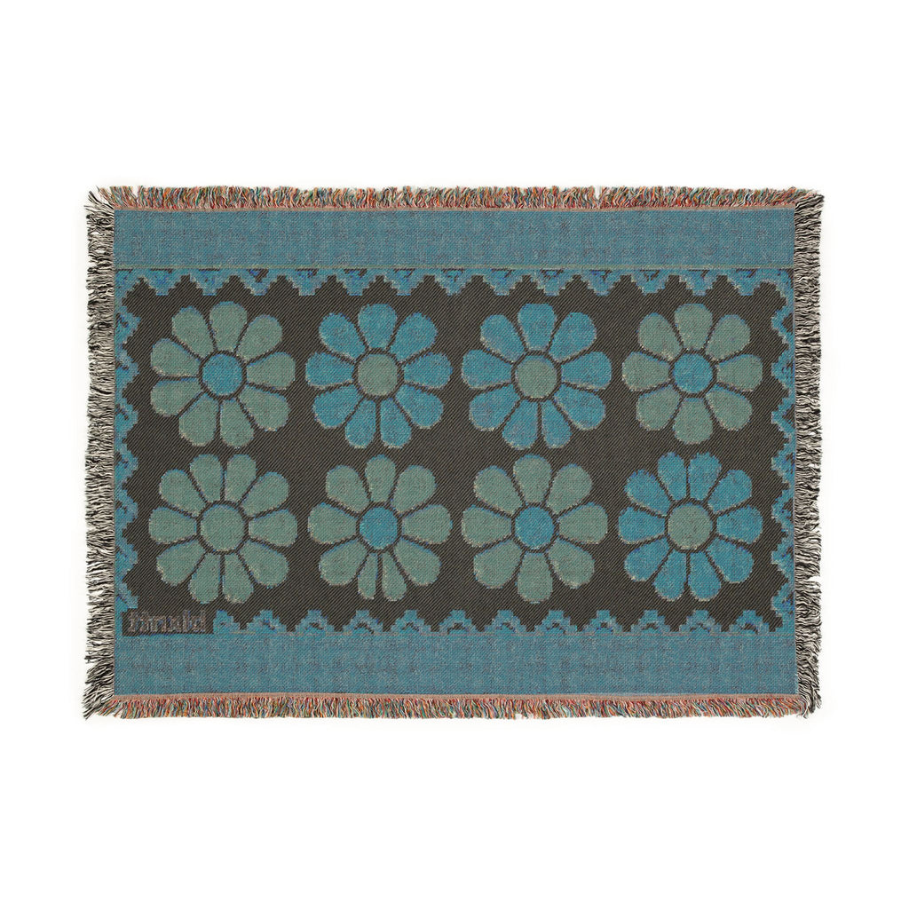 BLXNTT Orange Hippie Woven Blanket #4