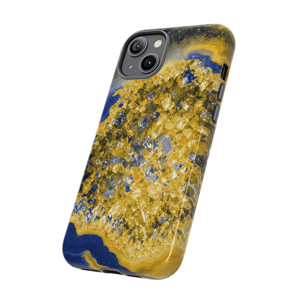 Geode Core - Mustard Navy Phone Case