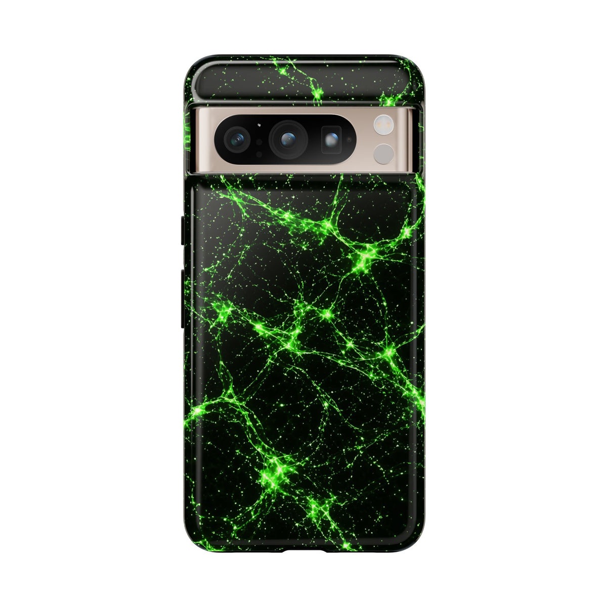 Neon Mycelium - Toxic Lime Phone Case