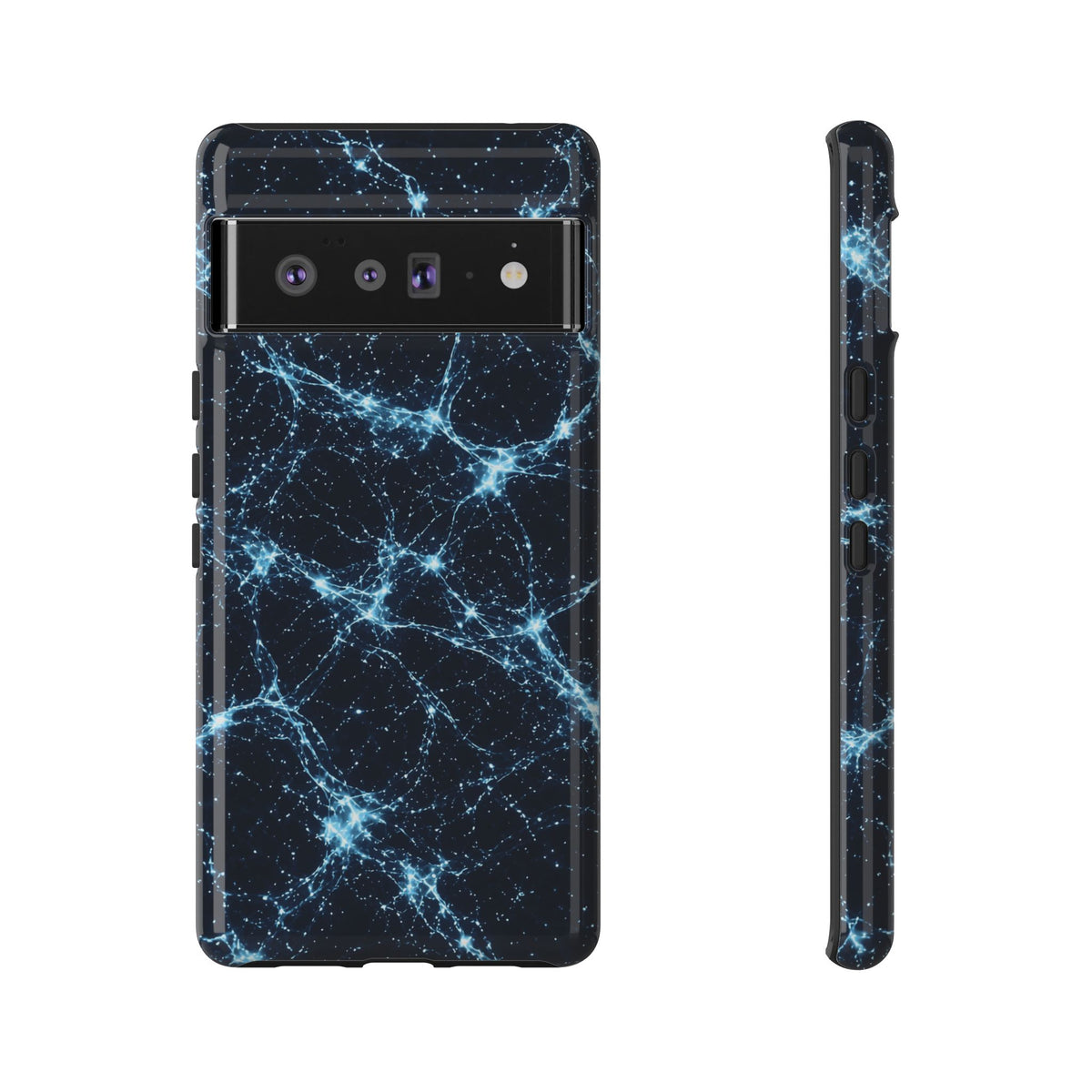 Neon Mycelium - Ice Crystal Phone Case