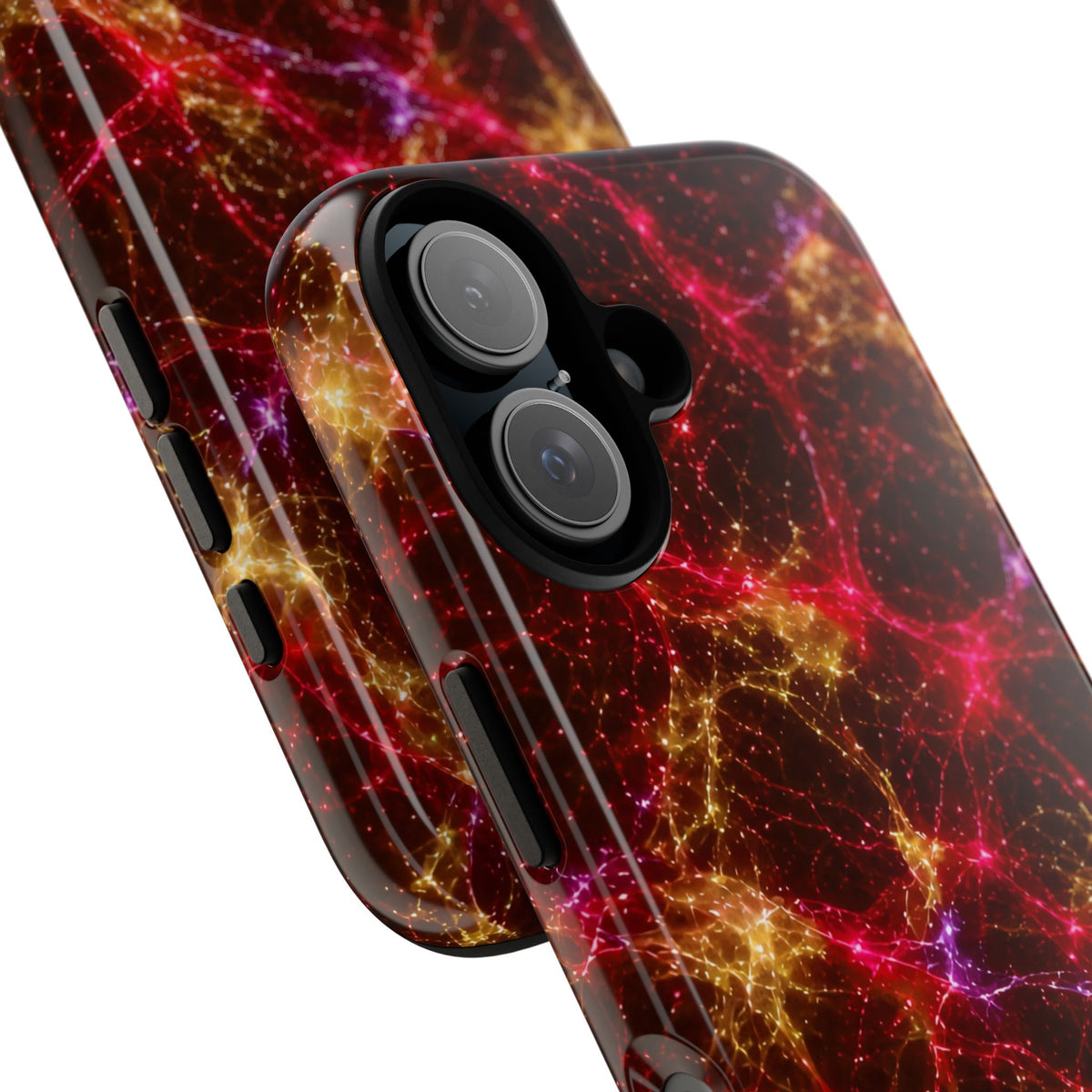 Neon Mycelium - Rainbow Nerve Phone Case
