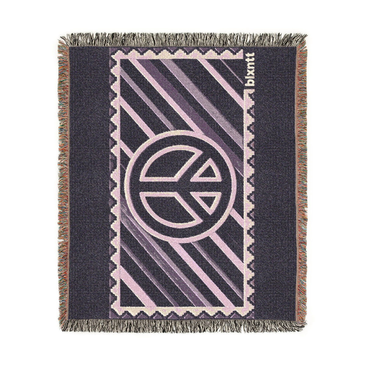 BLXNTT Purple Hippie Woven Blanket #4