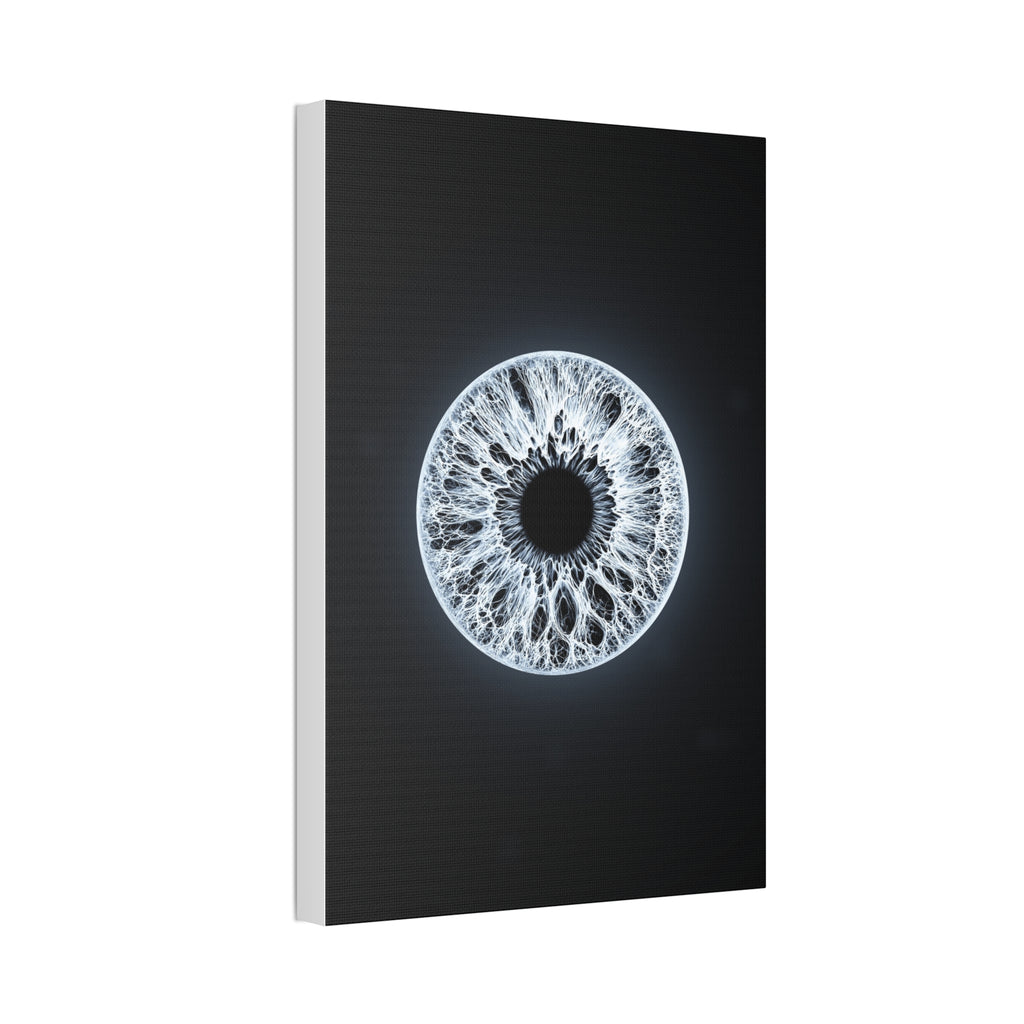 BLXNTT Iris – Lace Web Ice Silver Glossy Canvas