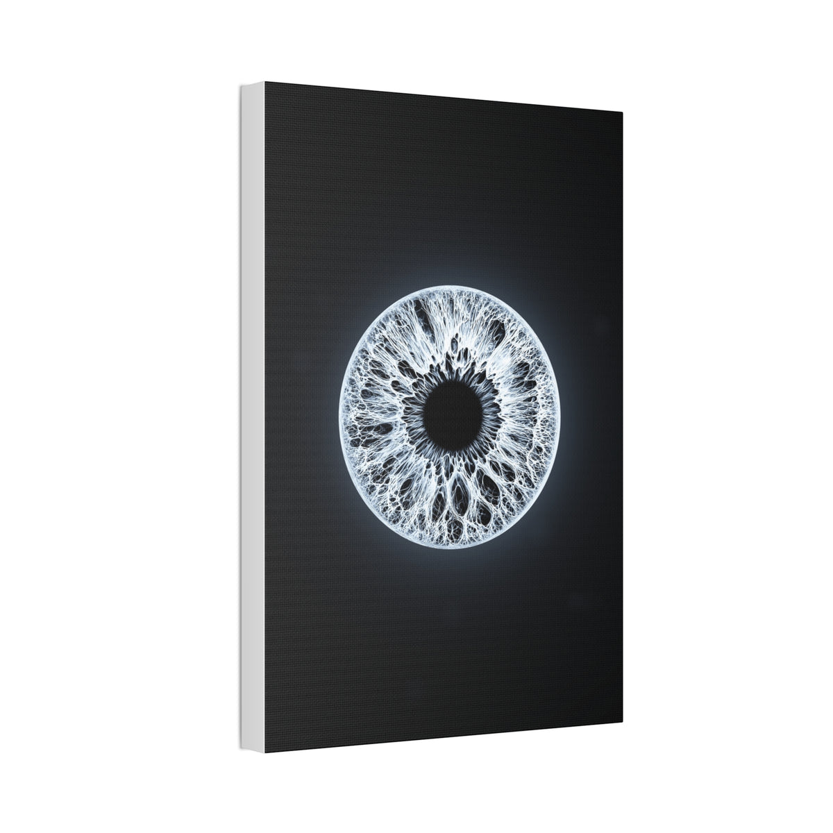 BLXNTT Iris – Lace Web Ice Silver Glossy Canvas