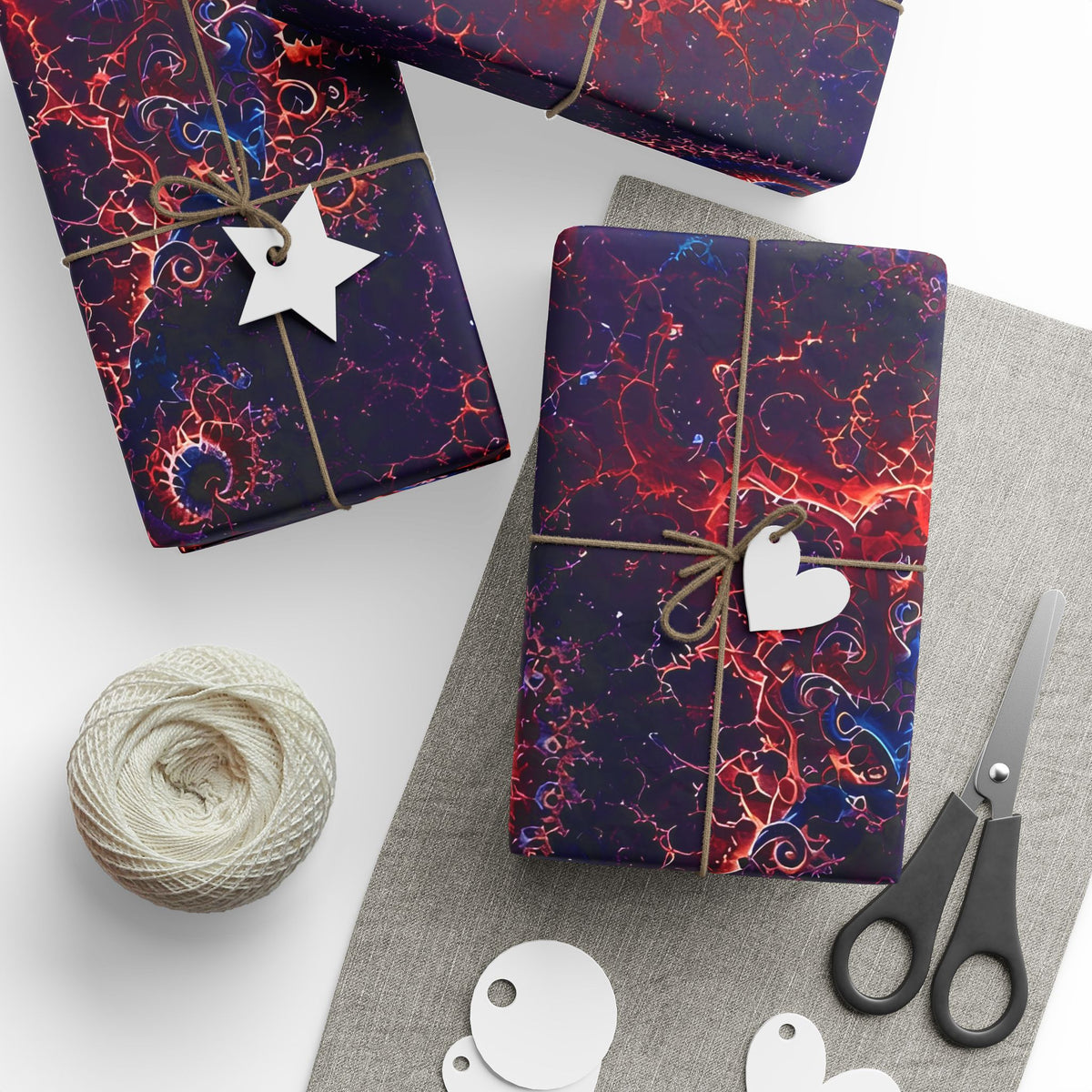 Copper Infinity - Jewel Tones Wrapping Paper